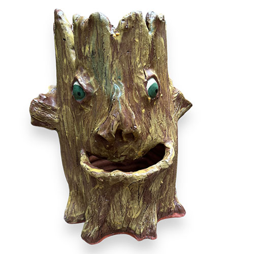 Mike Craven 11" Face Stump Planter DP4519